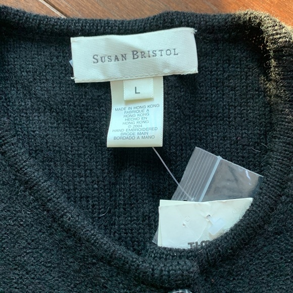 NWT Susan Bristol 100% Wool Cardigan - Picture 4 of 8
